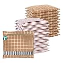 Kuber Industries 6 Pcs Clothes Storage Organizer | Clothes Cover for T-Shirts, Pants, Shirts, Salwar Suit |Travel with Zip | Printed - Brown &amp; Grey