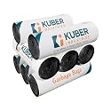 Kuber Industries 240 Pcs Garbage Bags Medium | Plastic Bags for Dustbin | Dust Bin Covers for Daily Waste | Trash Bags for Kitchen, Bathroom &amp; Office | Black