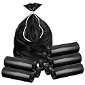 Kuber Industries 270 Pcs Garbage Bags Medium | Plastic Bags for Dustbin | Dust Bin Covers for Daily Waste | Trash Bags for Kitchen, Bathroom &amp; Office | Black
