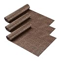 Kuber Industries 10 Mtr Eva Anti-Slip Multipurpose Shelf Liners for Kitchen Shelves, Wardrobe, Drawer, Cupbaord | Fridge Mats &amp; Sheets | Self Cutting Modular Kitchen Accessories | Leopard - Brown
