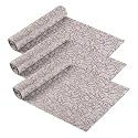 Kuber Industries 3 Pcs 3 Mtr Eva Anti-Slip Multipurpose Shelf Liners for Kitchen Shelves, Wardrobe, Drawer, Cupbaord | Fridge Mats &amp; Sheets | Modular Kitchen Accessories | Tree Branches-White