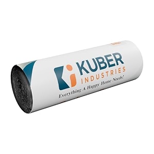 kuber industries large 15 garbage bagsdustbin bags 24x30 inches black-hs41kubmart24041 plastic