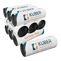 Kuber Industries 300 Pcs Garbage Bags Medium | Plastic Bags for Dustbin | Dust Bin Covers for Daily Waste | Trash Bags for Kitchen, Bathroom &amp; Office | Black