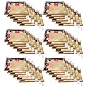Kuber Industries 36 Piece Non Woven Saree Cover Set, Brown
