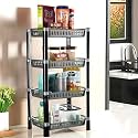 Kuber Industries Pack of 3 Multipurpose Kitchen Organizer/Storage Rack | 3-Layer Onion Stand for Kitchen | Vessels &amp; Vegetable Organiser | Maroon