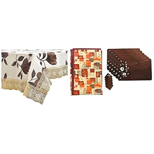 kuber industries 4034x6034 rectangular table cover cream model hs_37_kubmart020509ampkuber industries pvc wooden floral ampkuber industries heart pvc reversible food mat bed server -red and cream