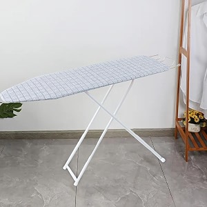 kuber industries 42 inch ironing board for clothesadjustable height ironing standpress table for home grey