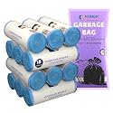 Kuber Industries 90 Bags (3 Rolls) Blue Garbage Bags 19x21 Inches | Garbage Covers for Home, Office and Restaurants | Odour Free Trash Bags | Wet and Dry Dust Bin Covers for Daily Waste