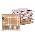 Kuber Industries 6 Pcs Clothes Storage Organizer | Clothes Cover for T-Shirts, Pants, Shirts, Salwar Suit |Travel with Zip | Printed - Brown &amp; Grey