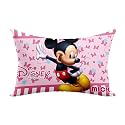 Kuber Industries Kid's Disney Mickey &amp; Minnie Pillow for Sleeping | Cozy &amp; Fluffy Super Soft Pillow | 12x18 Inches - Pink