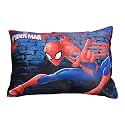 Kuber Industries Marvel Spiderman Pillow for Sleeping | Cozy &amp; Fluffy Super Soft Pillow | 12x18 Inches - Navy Blue