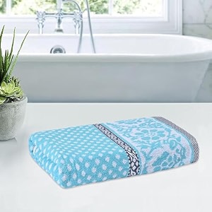 kuber industries cotton bath towel  144 gsm  brown  30x60 inch  highly absorbent  multi-purpose