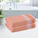 Kuber Industries Cotton Bath Towel | 144 GSM | Brown | 30x60 Inch | Highly Absorbent | Multi-Purpose