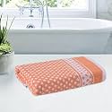 Kuber Industries Cotton Bath Towel | 144 GSM | Brown | 30x60 Inch | Highly Absorbent | Multi-Purpose