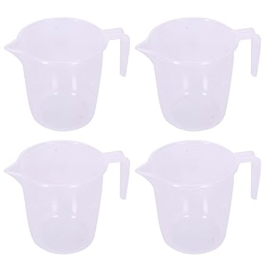 kuber industries bathroom mug  plastic bath mug for bathroom  bath mug  mug for bathroom  mug for toilet  washroom jug  111 bath mug  1 ltr  pack of 4  transparent