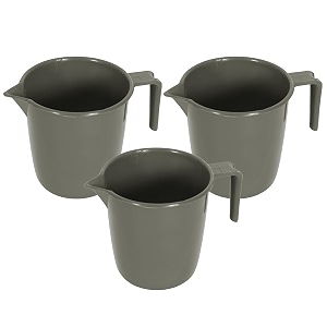 kuber industries bathroom mug  plastic bath mug for bathroom  bath mug  mug for bathroom  mug for toilet  washroom jug  111 bath mug  1 ltr  pack of 3  gray
