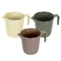 Kuber Industries Bathroom Mug | Plastic Bath Mug for Bathroom | Bath Mug | Mug for Bathroom | Mug for Toilet | Washroom Jug | 111 Bath Mug | 1 LTR | Pack of 3 | Multi