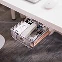 Kuber Industries Bottom Layer Large Drawer Storage Box|Plastic Cabinet Box For Storage|White