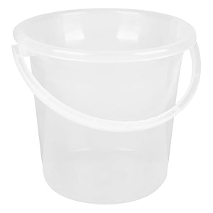 kuber industries bucket for bathroombucket 16 ltrplastic bucket fot bathroom kitchen white