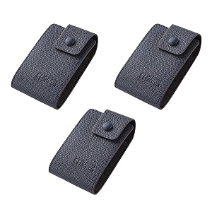 kuber industries card holder wallet for men womendebit credit card holderwallet for id visiting card buisness cardbutton closureblue pack of 3