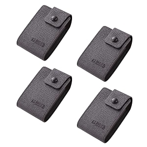 kuber industries card holder wallet for men womendebit credit card holderwallet for id visiting card buisness cardbutton closurebrown pack of 4