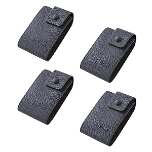 kuber industries card holder wallet for men womendebit credit card holderwallet for id visiting card buisness cardbutton closureblue pack of 4
