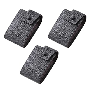 kuber industries card holder wallet for men womendebit credit card holderwallet for id visiting card buisness cardbutton closureblack pack of 3