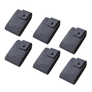 kuber industries card holder wallet for men womendebit credit card holderwallet for id visiting card buisness cardbutton closureblue pack of 6