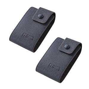 kuber industries card holder wallet for men womendebit credit card holderwallet for id visiting card buisness cardbutton closureblue pack of 2
