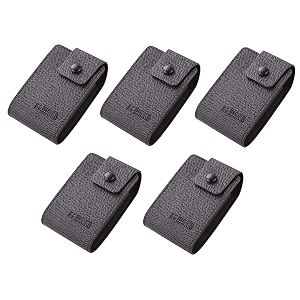 kuber industries card holder wallet for men womendebit credit card holderwallet for id visiting card buisness cardbutton closurebrown pack of 5