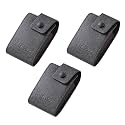 Kuber Industries Card Holder Wallet for Men Women|Debit Credit Card Holder|Wallet for Id, Visiting Card, Buisness Card|Button Closure|Black (Pack of 3)