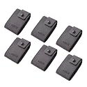Kuber Industries Card Holder Wallet for Men Women|Debit Credit Card Holder|Wallet for Id, Visiting Card, Buisness Card|Button Closure|Brown (Pack of 6)