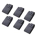 Kuber Industries Card Holder Wallet for Men Women|Debit Credit Card Holder|Wallet for Id, Visiting Card, Buisness Card|Button Closure|Blue (Pack of 6)