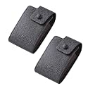 Kuber Industries Card Holder Wallet for Men Women|Debit Credit Card Holder|Wallet for Id, Visiting Card, Buisness Card|Button Closure|Black (Pack of 2)