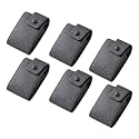 Kuber Industries Card Holder Wallet for Men Women|Debit Credit Card Holder|Wallet for Id, Visiting Card, Buisness Card|Button Closure|Black (Pack of 6)