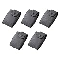 Kuber Industries Card Holder Wallet for Men Women|Debit Credit Card Holder|Wallet for Id, Visiting Card, Buisness Card|Button Closure|Black (Pack of 5)