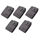 Kuber Industries Card Holder Wallet for Men Women|Debit Credit Card Holder|Wallet for Id, Visiting Card, Buisness Card|Button Closure|Brown (Pack of 5)