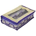 Kuber Industries Carry Design Laminated 1 Rod Box, Organizer For Bangle, Watches, Bracelets, Jewellery With Tranasparent Top (Gold)-47KM026