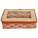 Kuber Industries Carry Design Laminated 1 Rod Box, Organizer For Bangle, Watches, Bracelets, Jewellery With Tranasparent Top (Purple)-47KM050