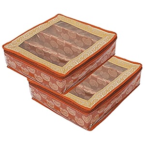kuber industries carry design laminated 1 rod box organizer for bangle watches bracelets jewellery with tranasparent top purple-47km050