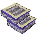 Kuber Industries Carry Design Laminated 1 Rod Box, Organizer For Bangle, Watches, Bracelets, Jewellery With Tranasparent Top (Purple)-47KM050