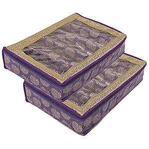 kuber industries carry design laminated 1 rod box organizer for bangle watches bracelets jewellery with tranasparent top gold-47km026