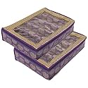 Kuber Industries Carry Design Laminated 1 Rod Box, Organizer For Bangle, Watches, Bracelets, Jewellery With Tranasparent Top (Gold)-47KM026