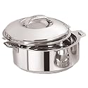 Kuber Industries™ Casserole/HotPot,chapati Box/chapati Container/hot case in Stainless Steel 10000 ML (VARCASSL22)