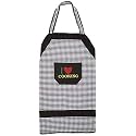 Kuber Industries Checkered Cotton Apron - Multicolour