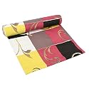 Kuber Industries Checkered Print Shelf Liners for Kitchen Shelves,cupboards,Wardrobe,Drawer mats Liners for Kitchen, 5 Mtr Roll (Multi)-KUBMART15104,Polyvinyl Chloride