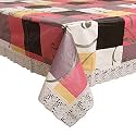 Kuber Industries Checkered Print Table Cloth 4 Seater|Waterproof Center Table Cover|Table Protector for Indoor &amp; Outdoor 60x40 (Multi)