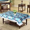Kuber Industries Checks Print Table Cloth 4 Seater|Waterproof Center Table Cover|Table Protector for Indoor &amp; Outdoor 60x40 (Multi)