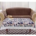 Kuber Industries Circle Print Table Cloth 4 Seater|Waterproof Center Table Cover|Table Protector for Indoor &amp; Outdoor 60x40 (Blue)