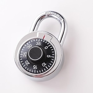 kuber industries combination padlockkeyless luggage lock-pack of 6 black